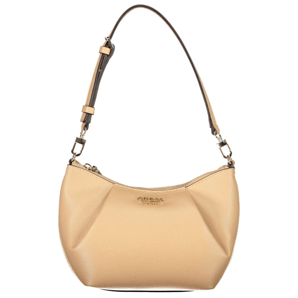 Guess Jeans Amorette Shoulder Bag – Beige