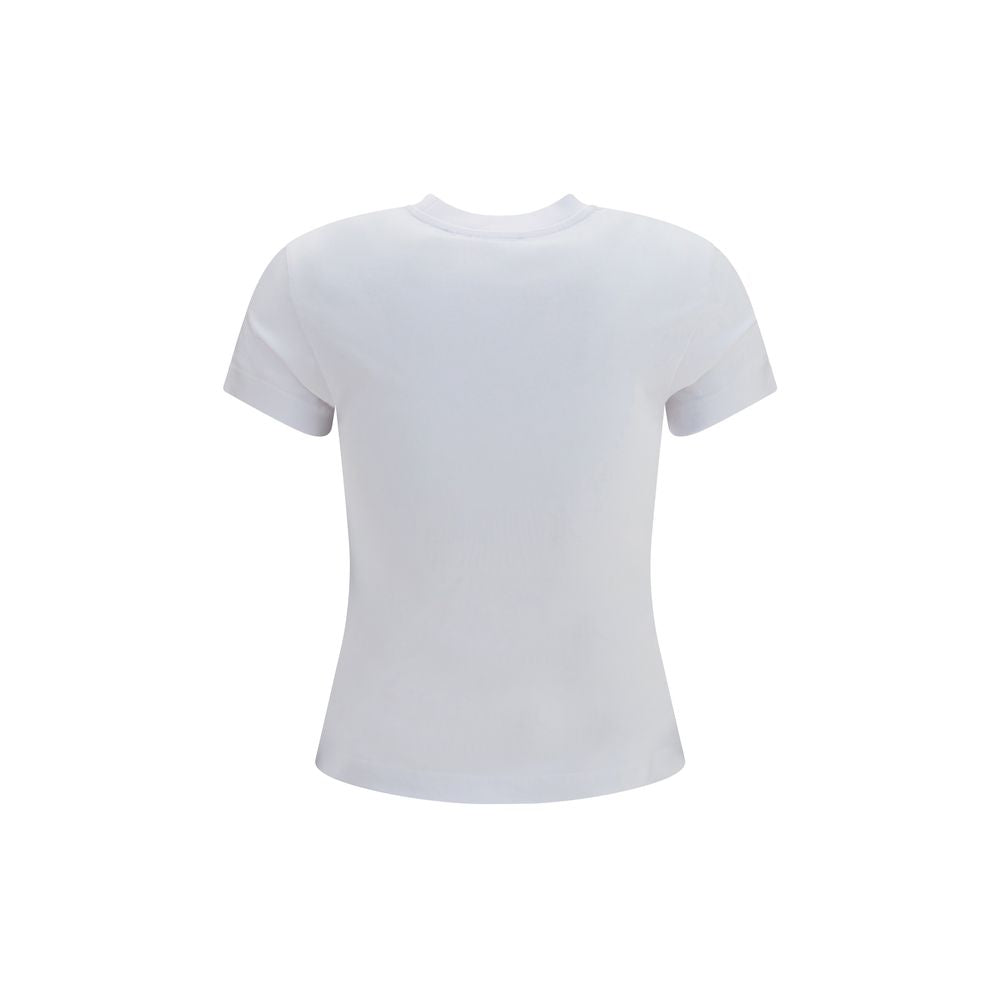 Off-White White Slim-Fit Cotton-Blend T-Shirt