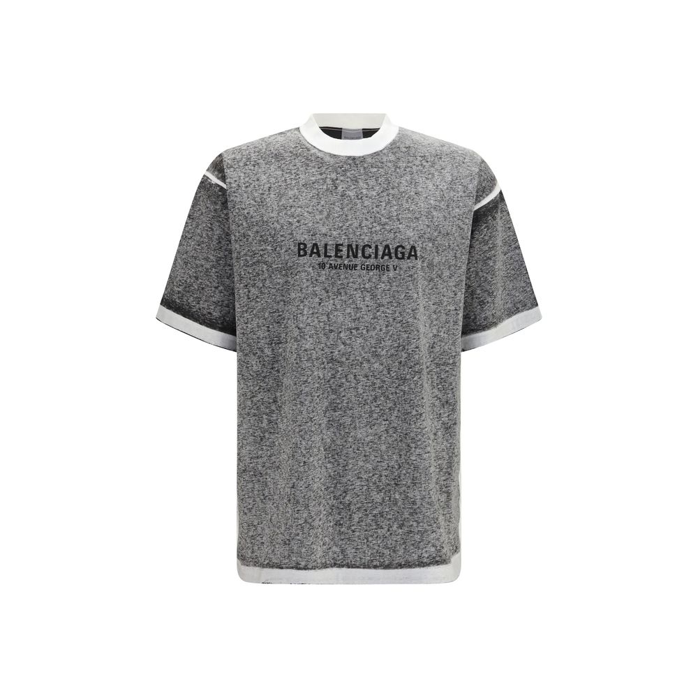 Balenciaga Oversized Cotton T-Shirt – Grey