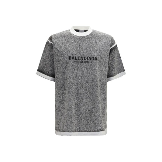 Balenciaga Oversized Cotton T-Shirt – Grey