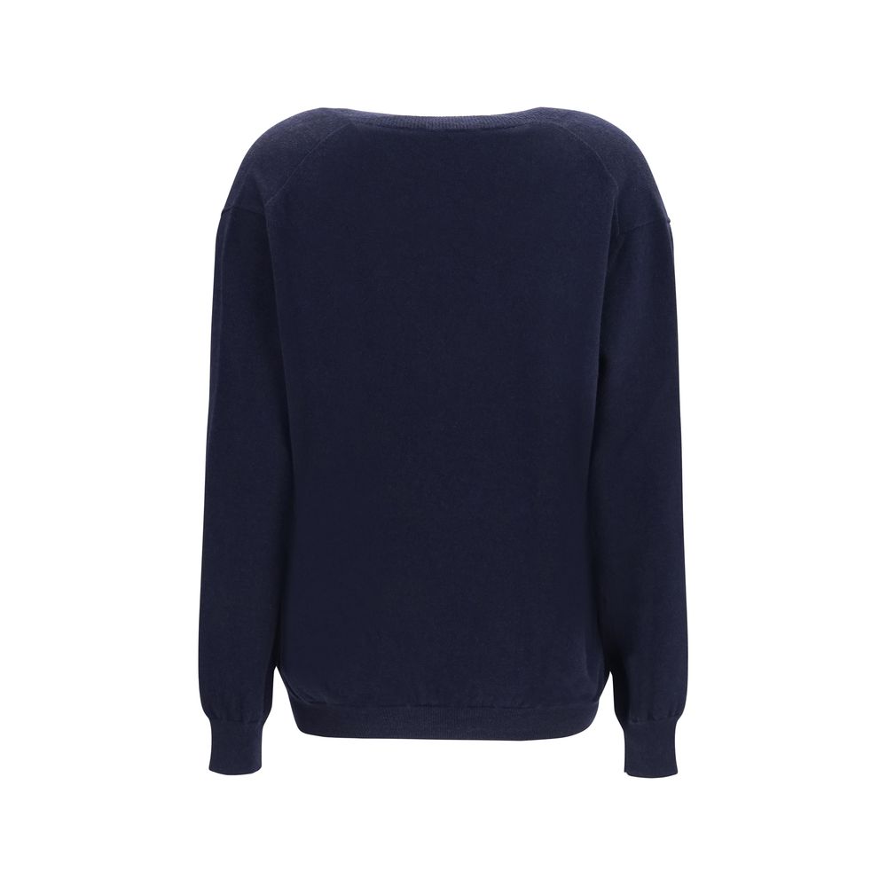 Malo cashmere sweater for women – blue