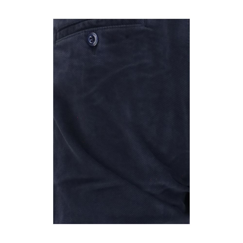Jacob Cohen Blue Cotton Chino Pants