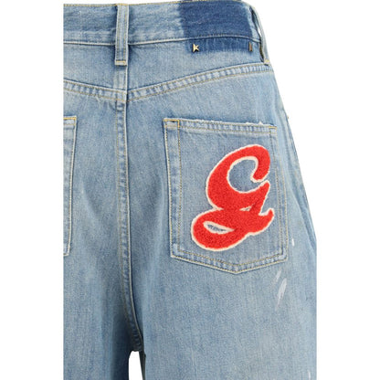 Golden Goose Blue Cotton Boyfriend Jeans