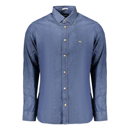 Pepe Jeans Blue Cotton Men's Shirt
