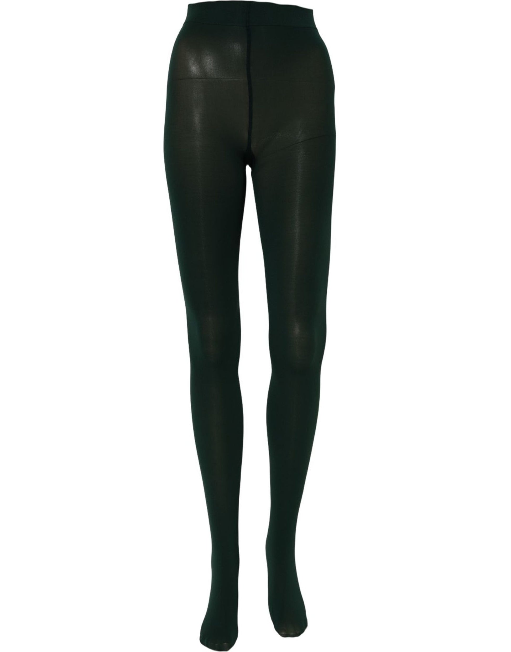 Dolce & Gabbana Dark Green Nylon Tights Stocking Pantyhose Socks