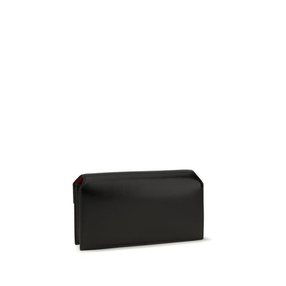 Givenchy black calf leather clutch bag