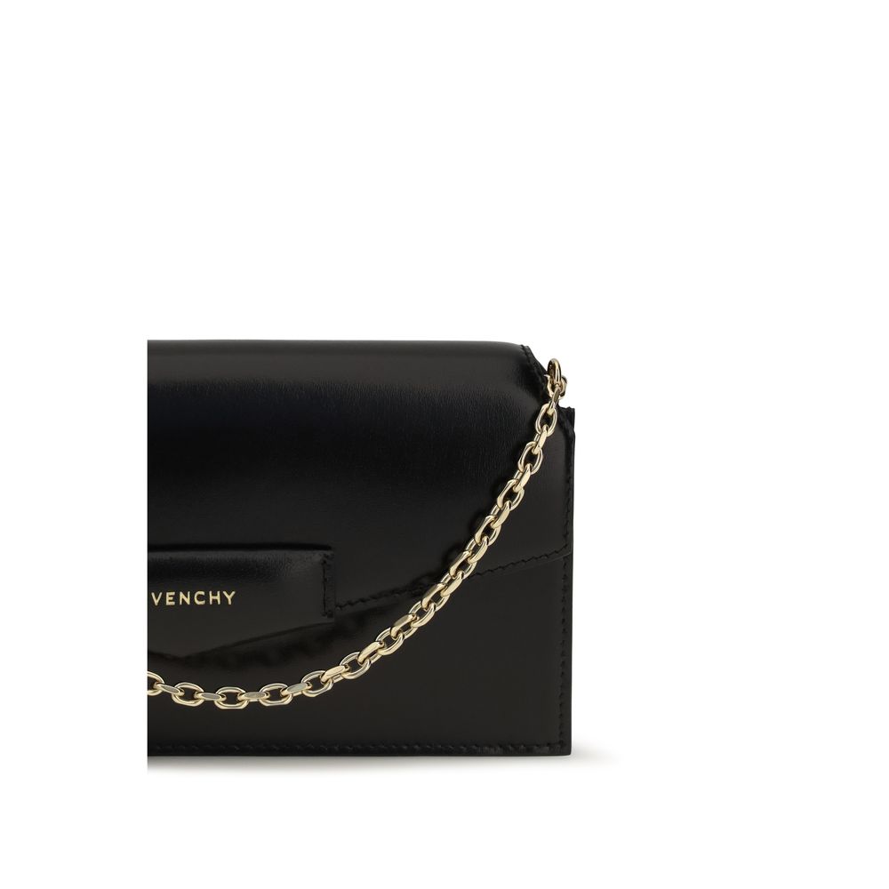 Givenchy black calf leather clutch bag