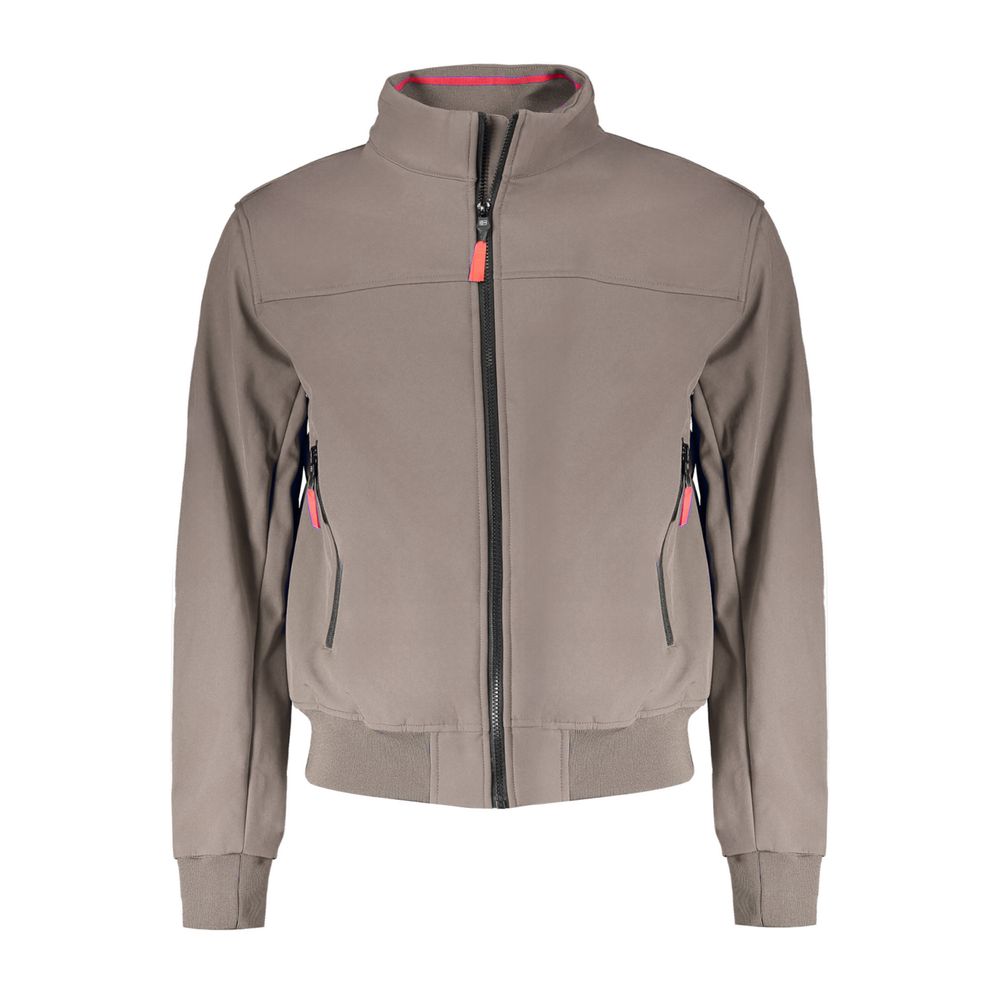 Brown Norway 1963 softshell jacket in polyester and elastane