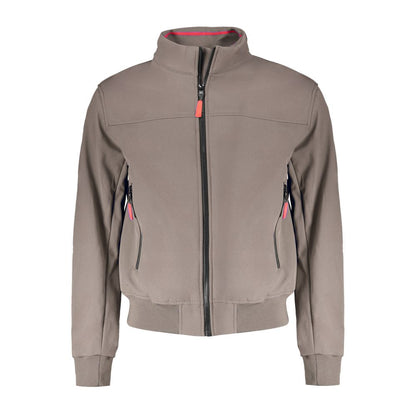 Brown Norway 1963 softshell jacket in polyester and elastane