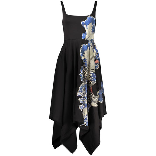 Desigual Orchid Lacroix lang kjole – sort