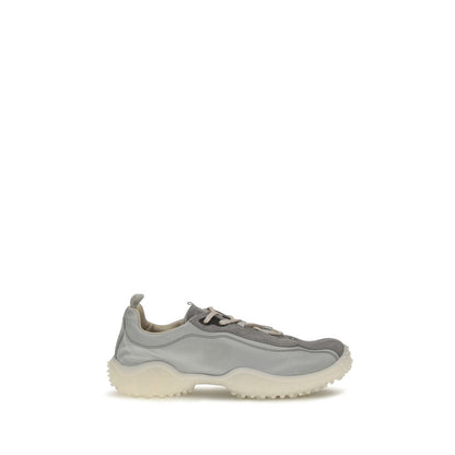 Miu Miu Gray Recycled Polyamide Chunky Sneakers
