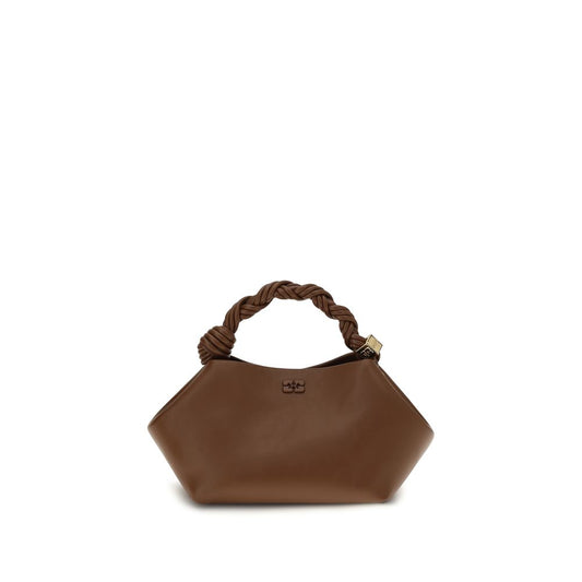 Ganni Small Bou Hand and Shoulder Bag – Brown