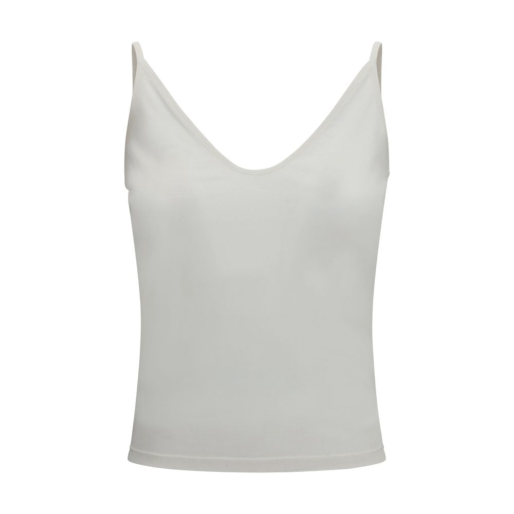 White Tom Ford silk tank top