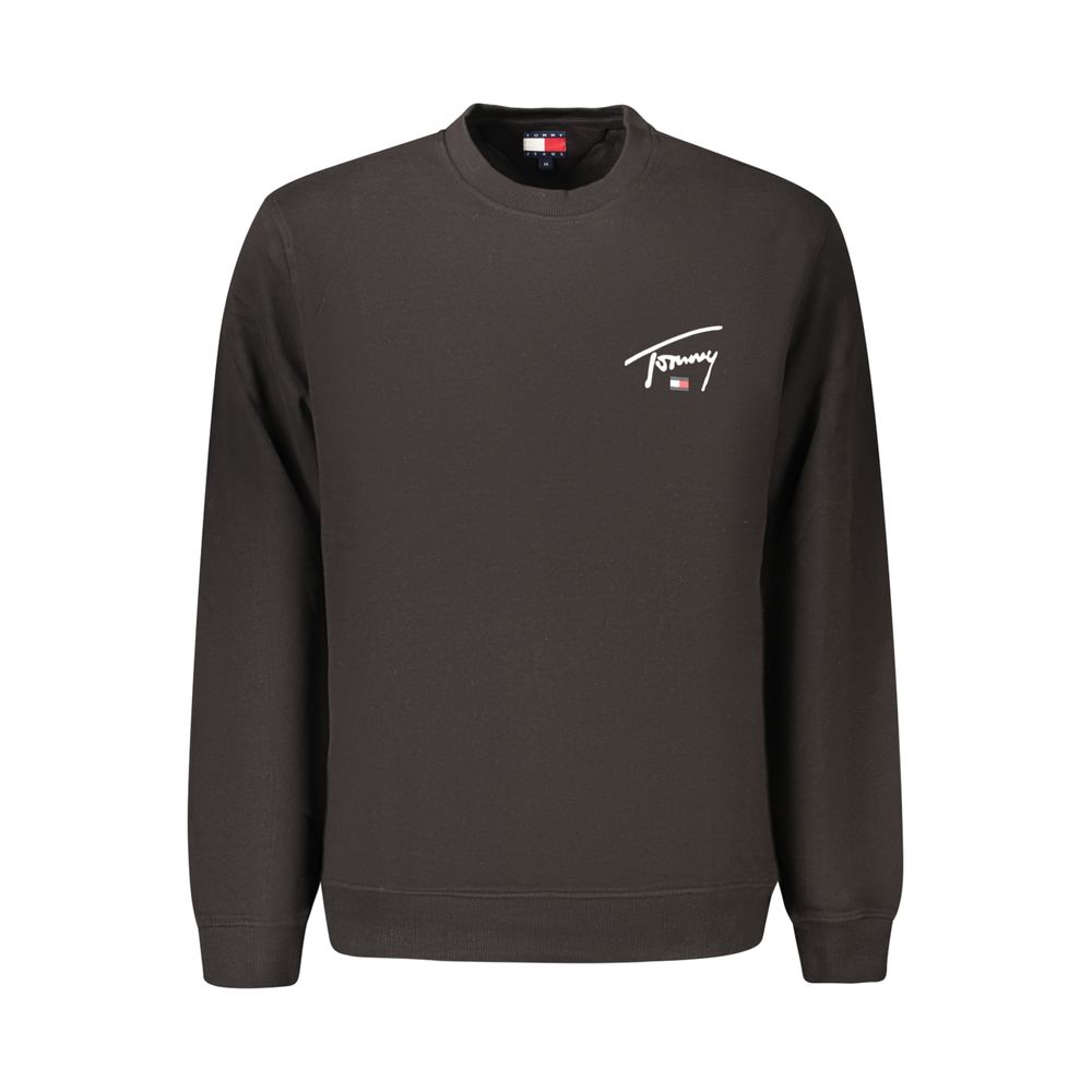 Tommy Hilfiger Men’s Logo-Print Sweatshirt – Black