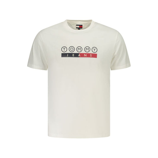 Tommy Hilfiger White Cotton Men's T-Shirt