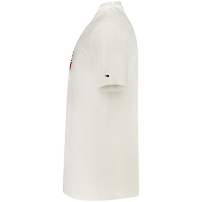 Tommy Hilfiger White Cotton Men's T-Shirt