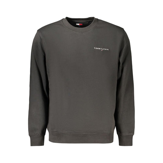 Tommy Hilfiger Black Cotton Men Sweatshirt