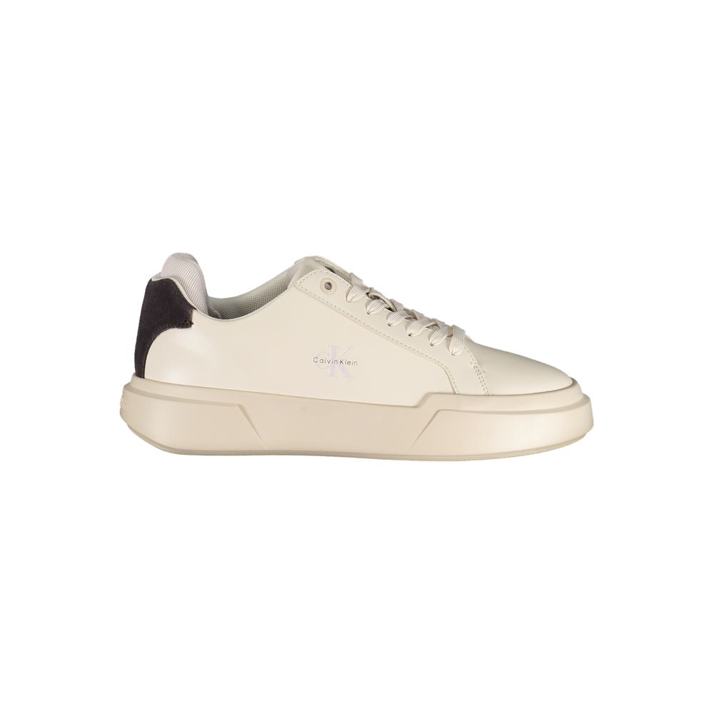 Calvin Klein sneakers in white, sand and gray-purple