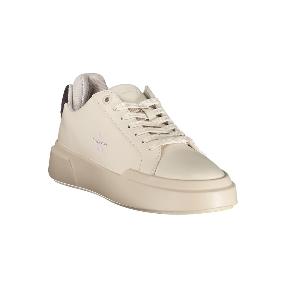 Calvin Klein Sneakers – White Sand/Grey Lilac