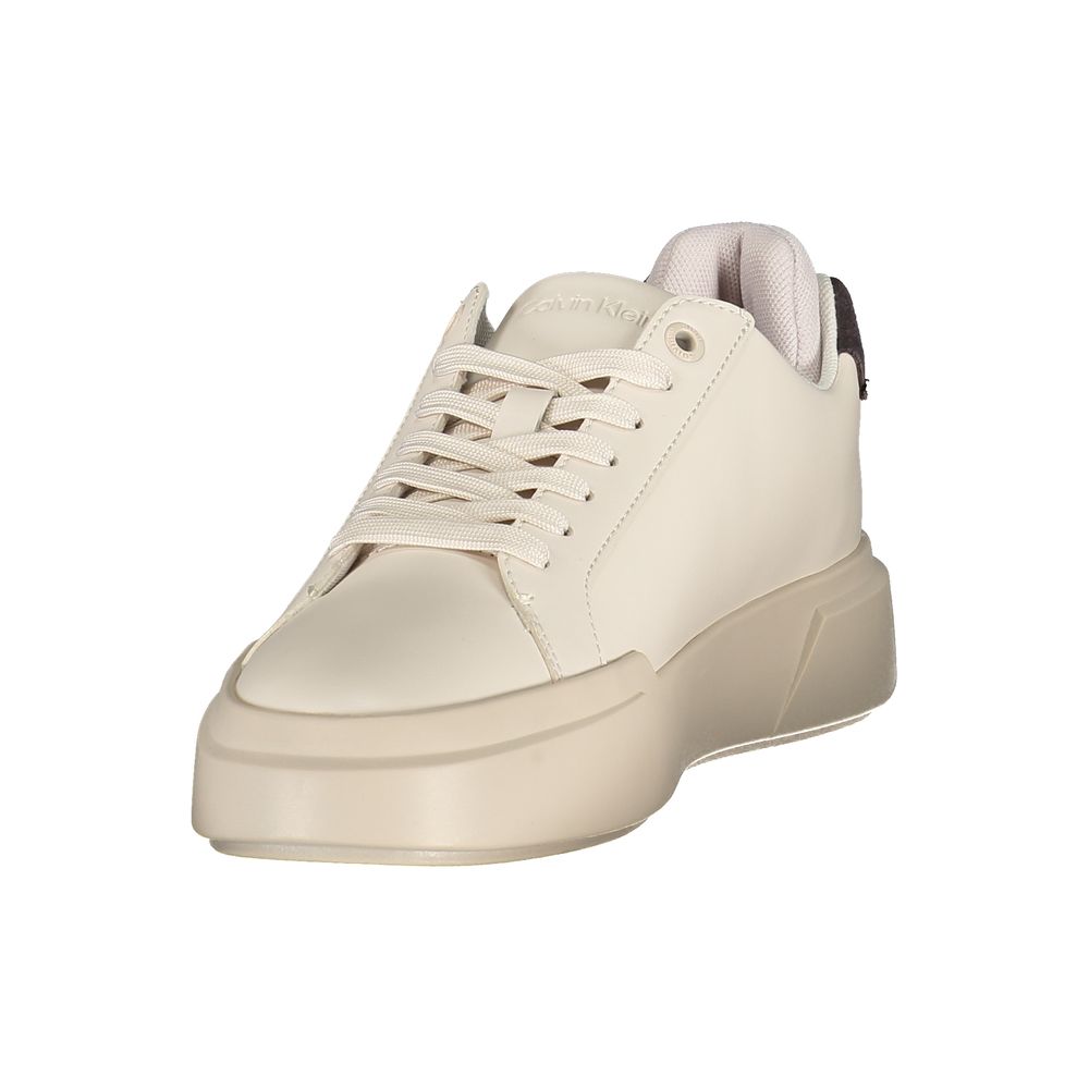 Calvin Klein Sneakers – White Sand/Grey Lilac