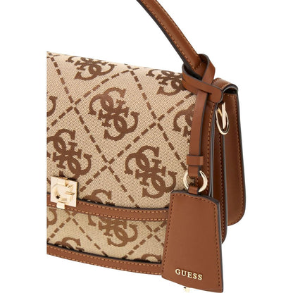 Guess White Polyester Handbag