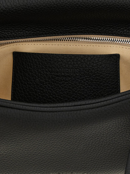 Jacquemus Black Calfskin Shoulder Bag