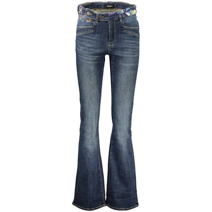 Desigual Women's Embroidered Jeans – Blue
