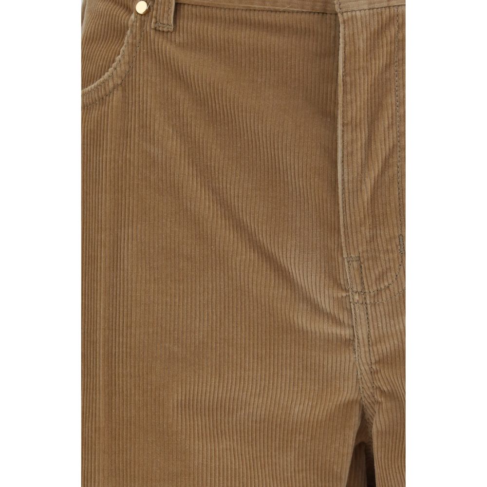 Max Mara Studio Fragola cotton corduroy trousers – brown