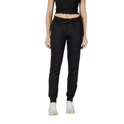 Armani Exchange Black Cotton Joggers (Workout Pants)