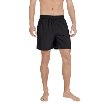 Armani Exchange Black Polyester Swim Shorts