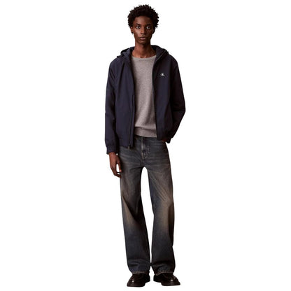 Calvin Klein Jeans Men's Long Jacket – Blue