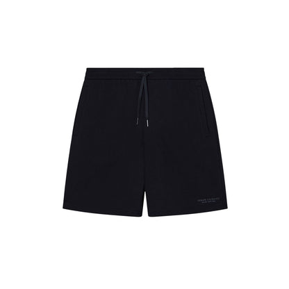 Black Armani Exchange cotton shorts