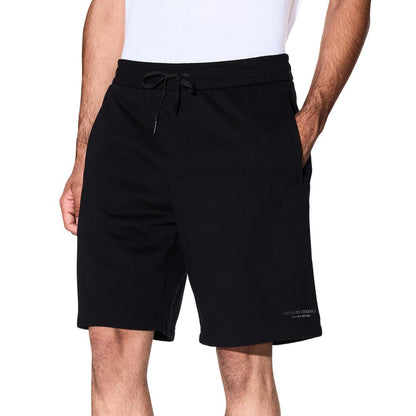 Black Armani Exchange cotton shorts