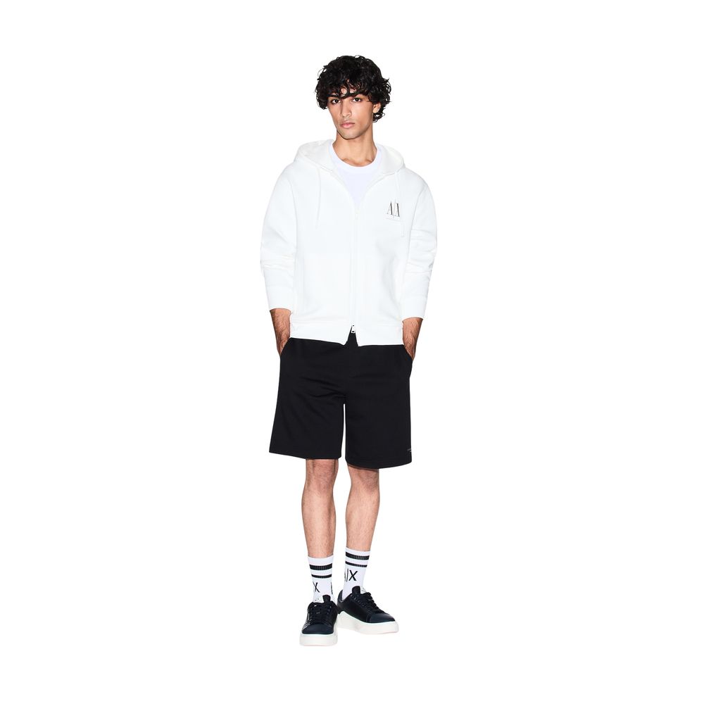 Black Armani Exchange cotton shorts