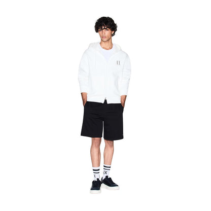 Black Armani Exchange cotton shorts