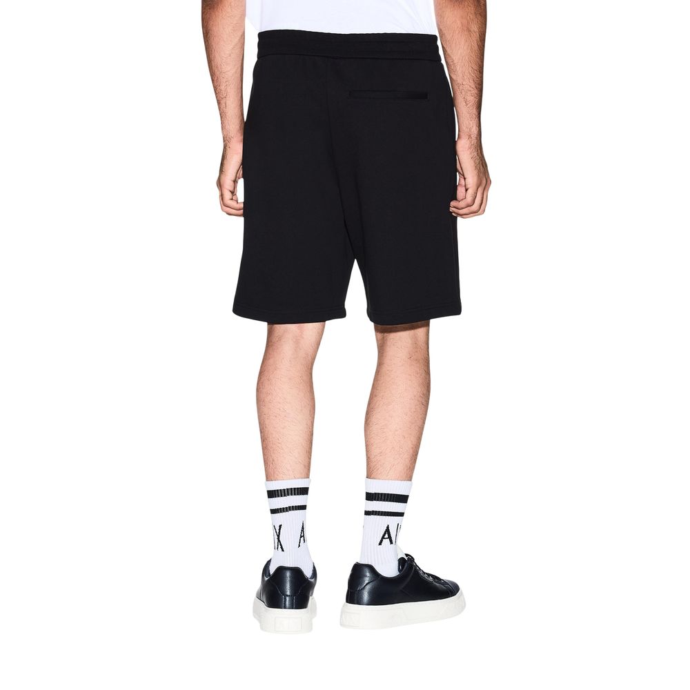 Black Armani Exchange cotton shorts