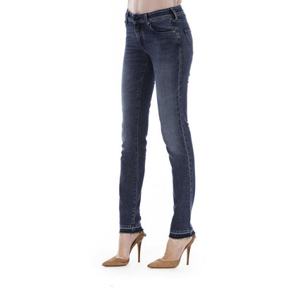 Jacob Cohen Blue Cotton Women Jeans