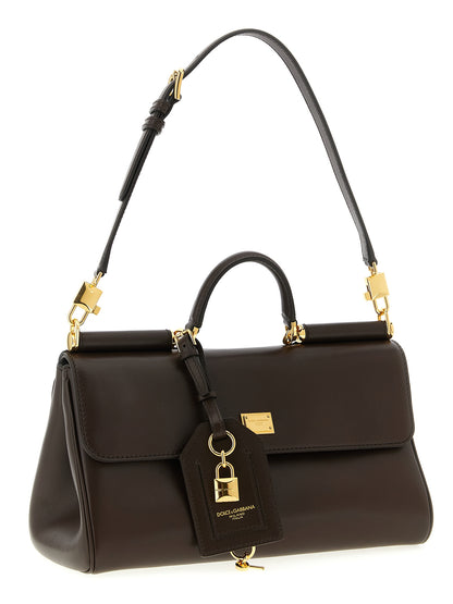 Dolce & Gabbana Brown Calfskin Handbag