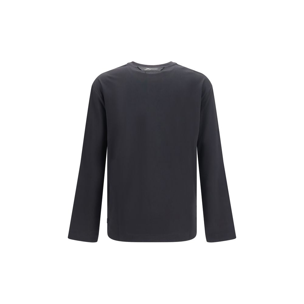 Jacquemus Rond Carré Long-Sleeve T-Shirt – Black