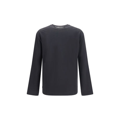 Jacquemus Rond Carré Long-Sleeve T-Shirt – Black