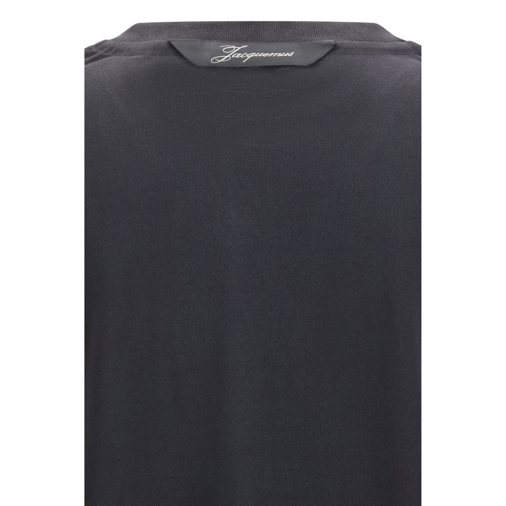 Jacquemus Rond Carré Long-Sleeve T-Shirt – Black