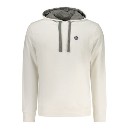 North Sails White Cotton Hoodie