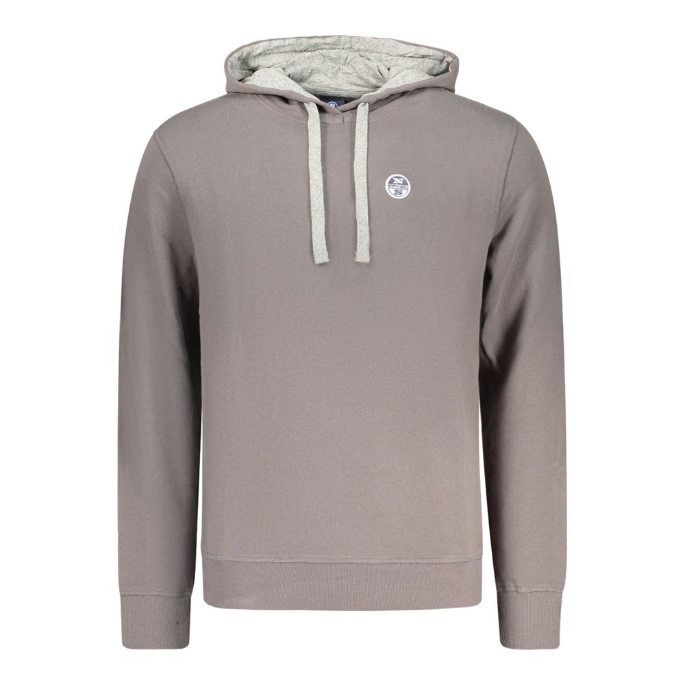 North Sails Grey Cotton Hoodie