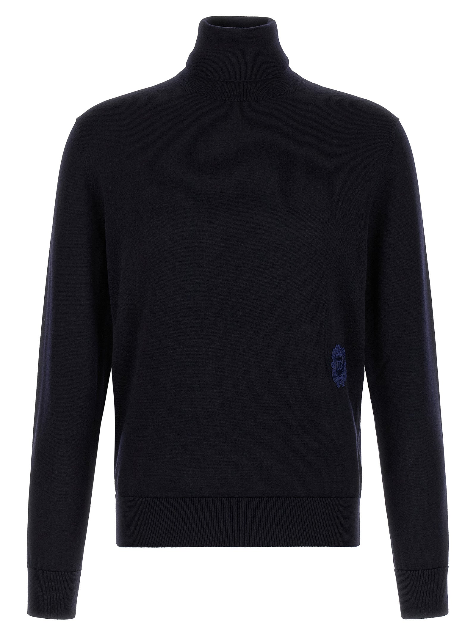 Dolce & Gabbana Blue Virgin Wool Cardigan