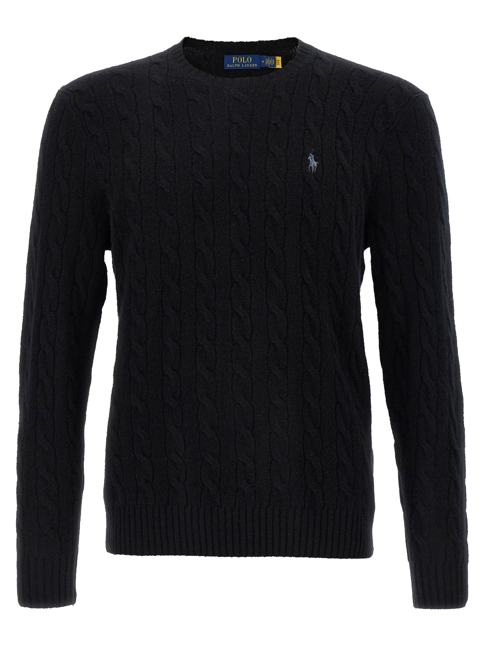 Polo Ralph Lauren Black Wool Cardigan