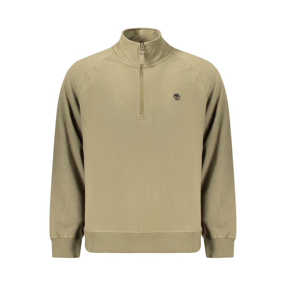 Timberland Green Half-Zip Cotton Sweatshirt