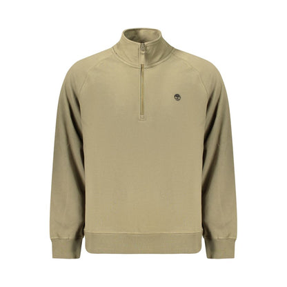 Timberland Green Half-Zip Cotton Sweatshirt