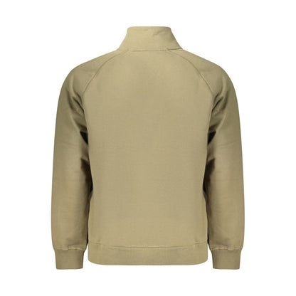 Timberland Green Half-Zip Cotton Sweatshirt