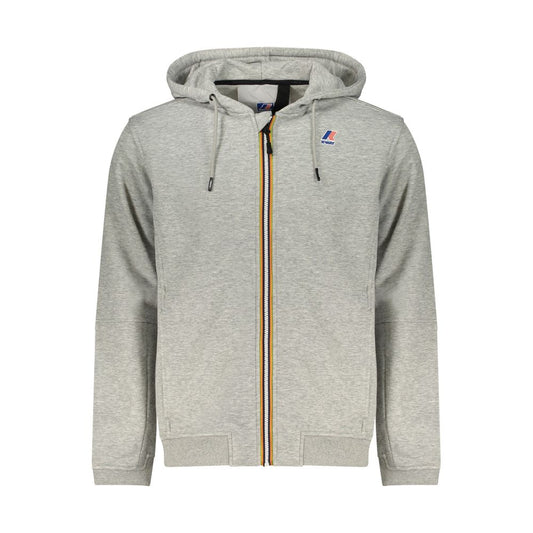 K-WAY Gray Polyester Men Sweatshirt