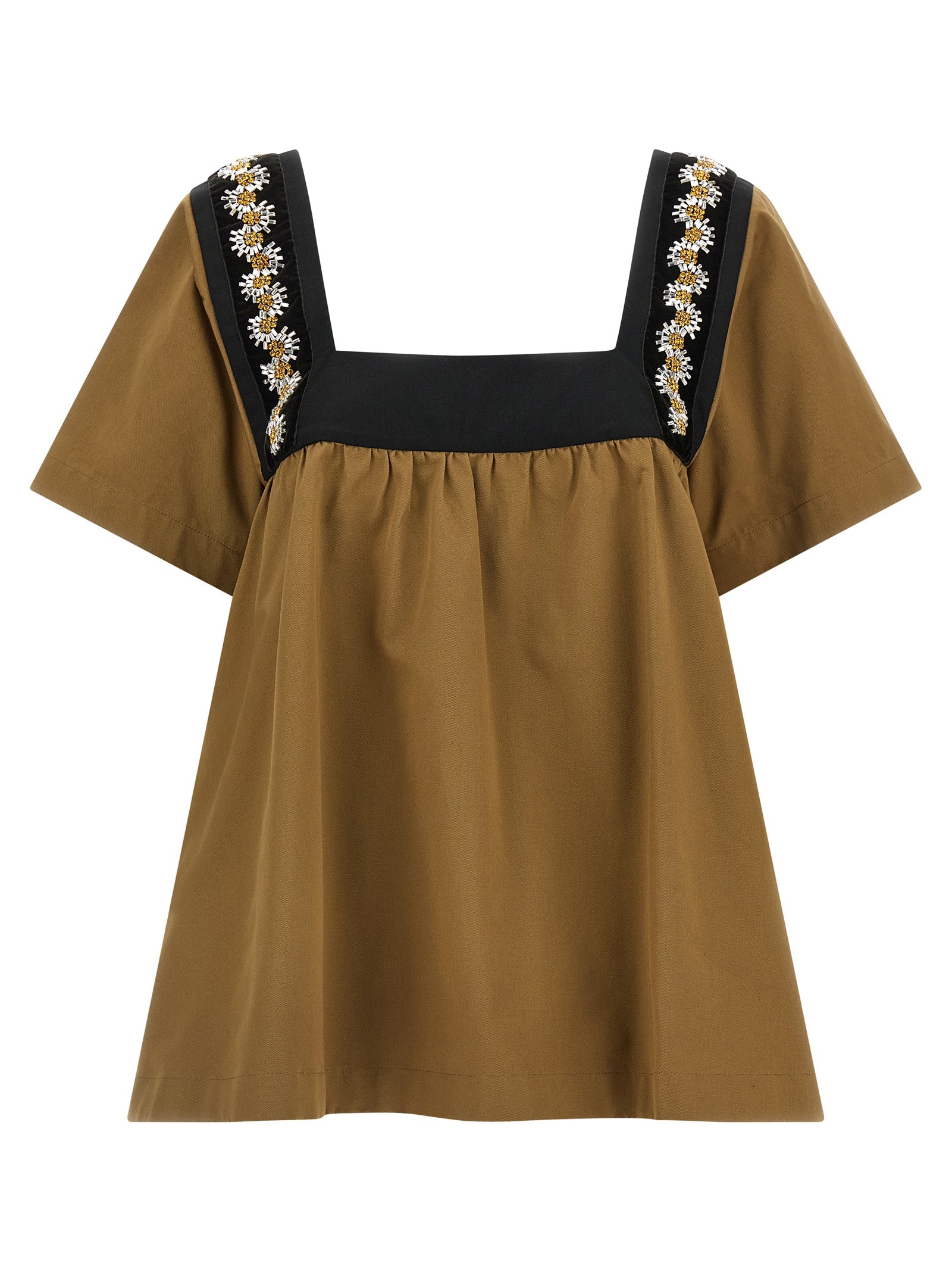 Prada Beige Cotton Blouse